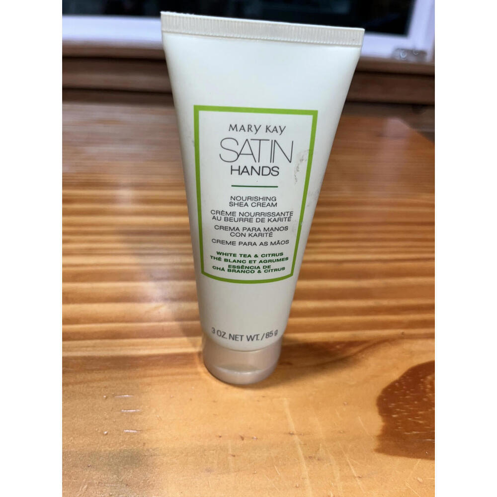 Mary Kay Satin Hands White Tea and Citrus Nourishing Shea Cream Lotion~ NEW